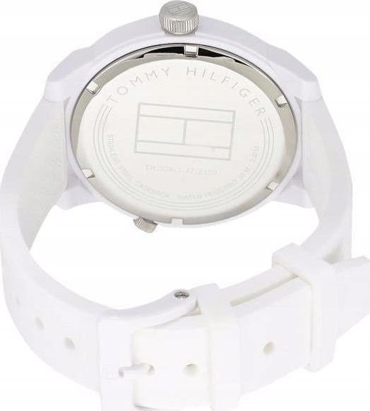 Tommy Hilfiger Denim White Dial White Rubber Strap Watch for Men - 1791324 Buy Now By Tommy Hilfiger