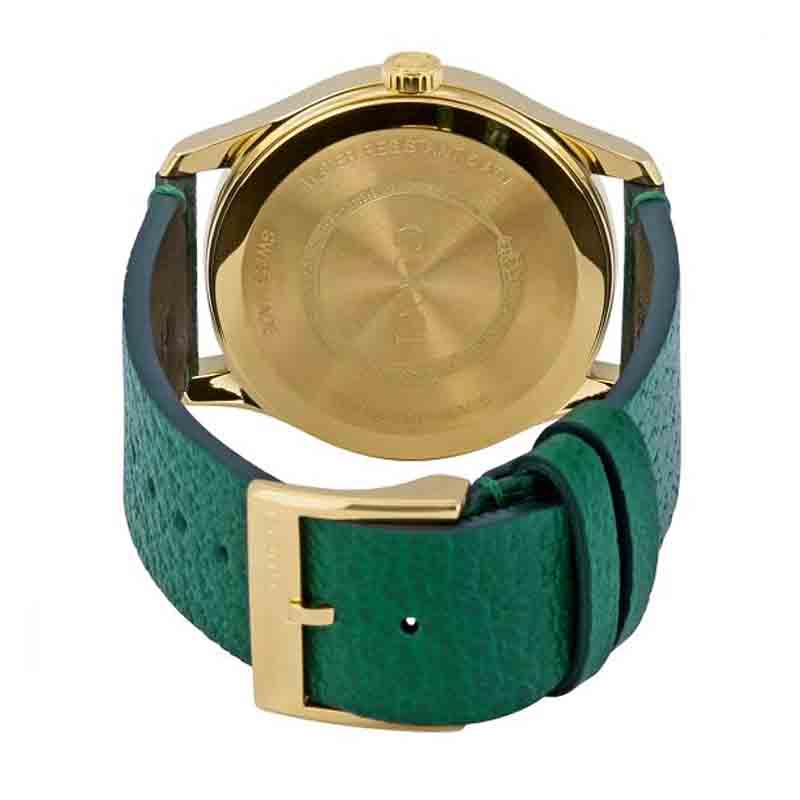 Gucci G Timeless Quartz Green Dial Green Leather Strap Watch For Women - YA1264099 Buy Now By Gucci