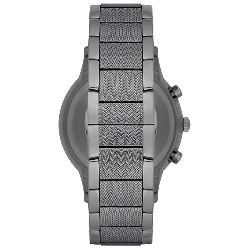 Emporio Armani Renato Chronograph Quartz Blue Dial Grey Steel Strap Watch For Men - AR2505 Buy Now By Emporio Armani