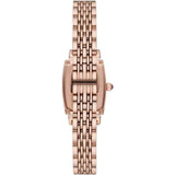 Emporio Armani Gianni T-Bar Analog Crystal Brown Dial Rose Gold Steel Strap Watch For Women - AR11407 Buy Now By Emporio Armani