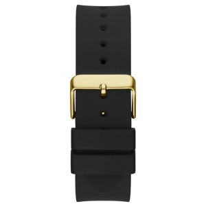 Guess Zeus Chronograph Diamonds Black Dial Black Silicone Strap Watch For Men - GW0208G2 Buy Now By Guess