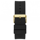 Guess Zeus Chronograph Diamonds Black Dial Black Silicone Strap Watch For Men - GW0208G2 Buy Now By Guess