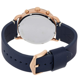 Fossil The Commuter Blue Dial Blue Leather Strap Watch for Men - FS5404 Buy Now By Fossil