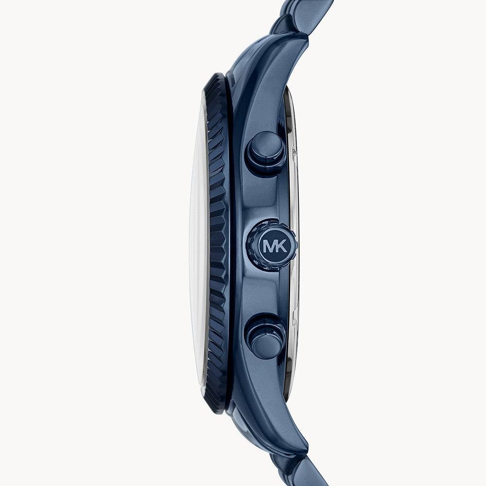 Michael Kors Lexington Chronograph Blue Dial Blue Steel Strap Watch for Men - MK8480 Buy Now By Michael Kors