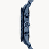 Michael Kors Lexington Chronograph Blue Dial Blue Steel Strap Watch for Men - MK8480 Buy Now By Michael Kors