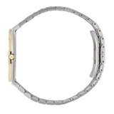 Gucci 25H Quartz Gold Dial Silver Steel Strap Watch for Men - YA163405 Buy Now By Gucci