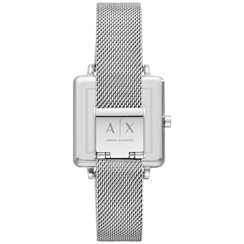 Armani Exchange Lola Quartz Silver Dial Silver Mesh Strap Watch For Women - AX5800 Buy Now By Armani Exchange