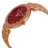 Michael Kors Darci Red DIal Rose Gold Stainless Steel Strap Watch for Women - MK3378 Buy Now By Michael Kors