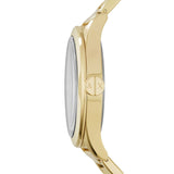 Armani Exchange Nico Analog Black Dial Gold Steel Strap Watch For Men - AX2328 Buy Now By Armani Exchange