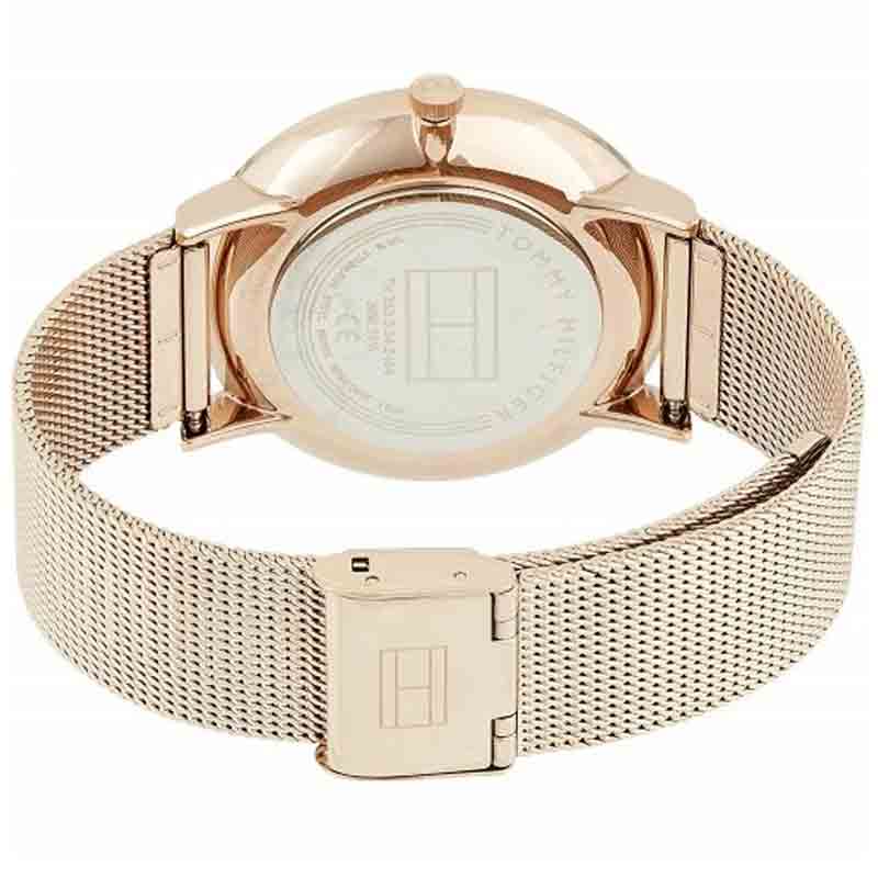 Tommy Hilfiger Jenna Quartz Rose Gold Dial Rose Gold Mesh Bracelet Watch For Women - 1781944 Buy Now By Tommy Hilfiger