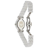 Emporio Armani Giannti T Bar Quartz Mother of Pearl Dial White Steel Strap Watch For Women - AR1485 Buy Now By Emporio Armani