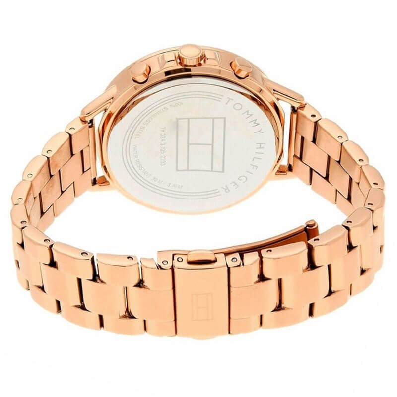 Tommy Hilfiger Carly Rose Gold Dial Rose Gold Steel Strap Watch for Women - 1781788 Buy Now By Tommy Hilfiger
