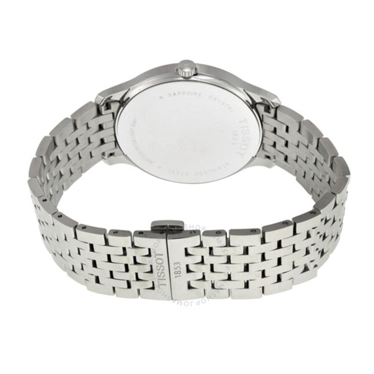 Tissot T Classic Tradition Silver Dial Silver Steel Strap Watch For Men - T063.610.11.038.00 Buy Now By Tissot