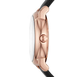 Emporio Armani Luigi Automatic Silver Dial Black Leather Strap Watch For Men - AR60013 Buy Now By Emporio Armani