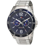 Tommy Hilfiger Erik Chronograph Blue Dial Silver Steel Strap Watch for Men - 1791366 Buy Now By Tommy Hilfiger