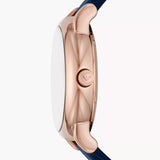 Emporio Armani Meccanico Automatic Blue Dial Blue Leather Strap Watch For Men - AR60050 Buy Now By Emporio Armani