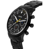 Fossil Goodwin Chronograph Black Dial Black Steel Strap Watch for Men - FS5413 Buy Now By Fossil
