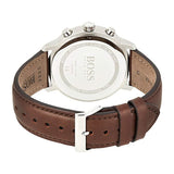 Hugo Boss Attitude Blue Dial Brown Leather Strap Watch for Men - 1513606 Buy Now By Hugo Boss
