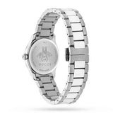 Gucci G Timeless Quartz Diamonds Black Dial Silver Steel Strap Watch For Women - YA1265024 Buy Now By Gucci