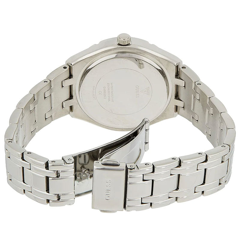 Guess Cosmo Diamonds Blue Dial Silver Steel Strap Watch for Women - GW0033L5 Buy Now By Guess