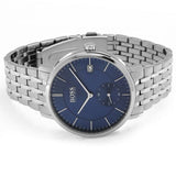 Hugo Boss Corporal Blue Dial Silver Steel Strap Watch for Men - 1513642 Buy Now By Hugo Boss