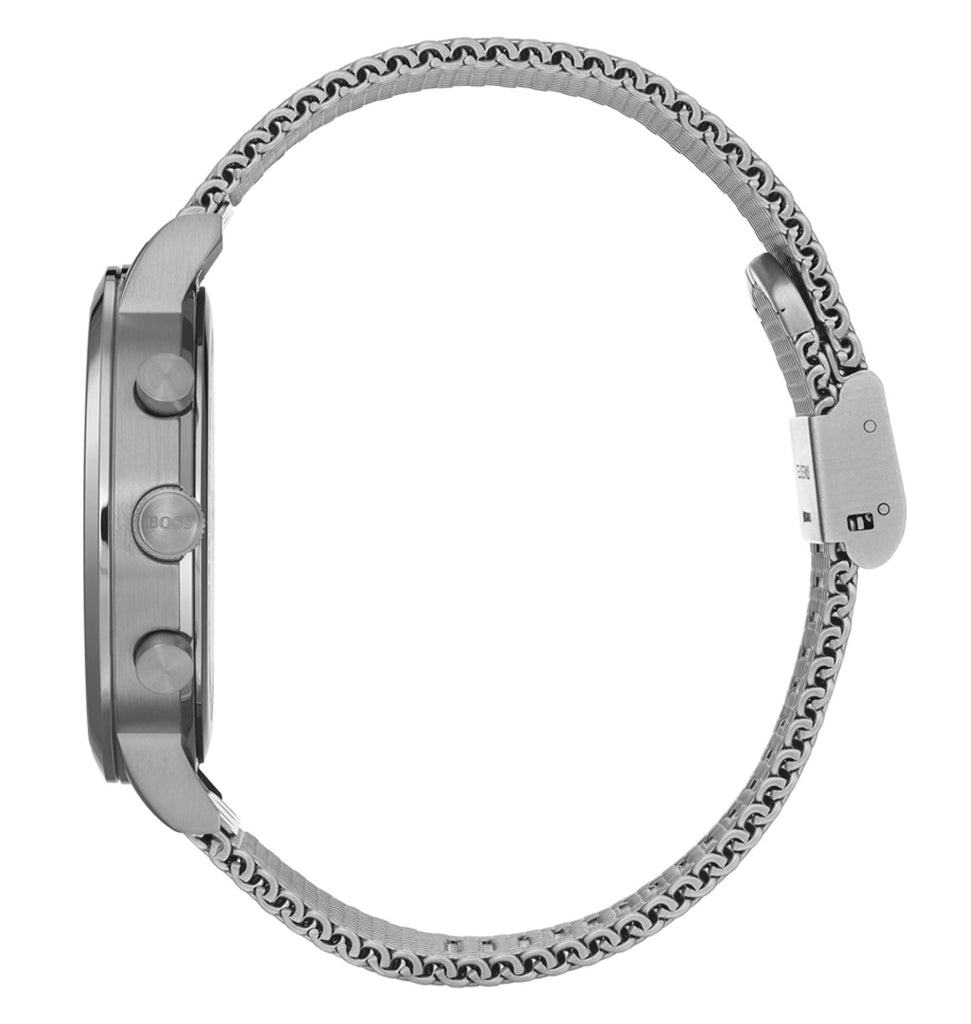 Hugo Boss Spirit Brown Dial Silver Mesh Bracelet Watch for Men - 1513694 Buy Now By Hugo Boss