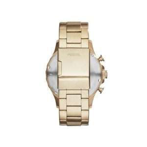 Fossil Townsman Chronograph White Dial Gold Steel Strap Watch for Men - FS5348 Buy Now By Fossil