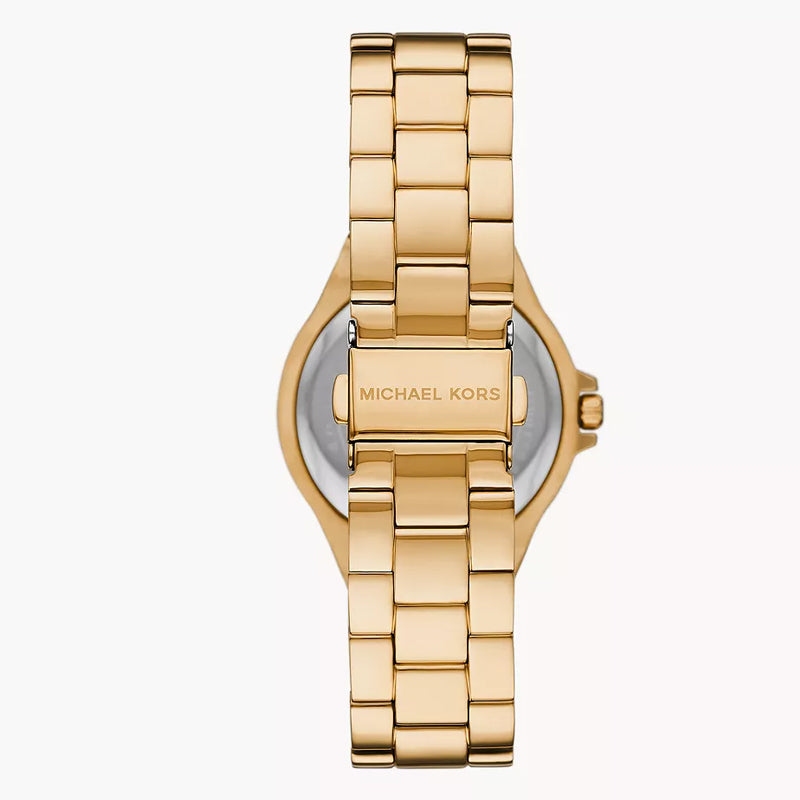 Michael Kors Lennox Quartz Black Dial Gold Steel Strap Watch For Women - MK7404 Buy Now By Michael Kors