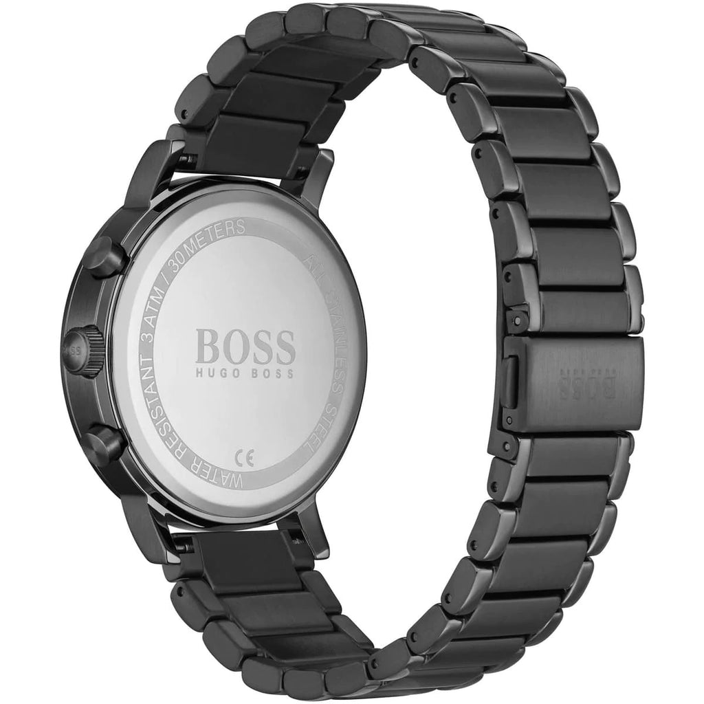 Hugo Boss Spirit Chronograph Grey Dial Grey Steel Strap Watch for Men - 1513695 Buy Now By Hugo Boss