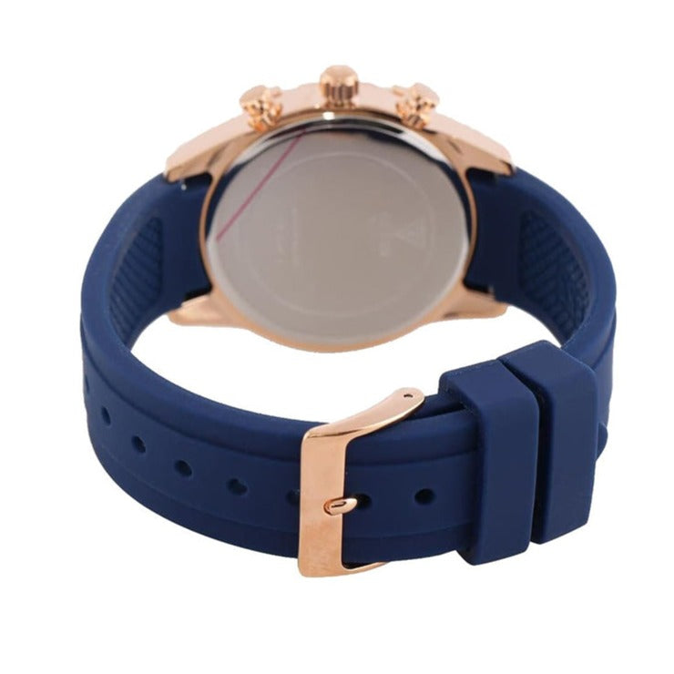 Guess Analog Quartz Blue Dial Blue Rubber Strap Watch For Women - W0562L3 Buy Now By Guess