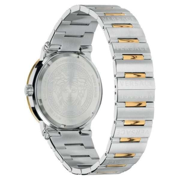 Versace Greca Green Dial Silver Steel Strap Watch for Women - VEVH00720 Buy Now By Versace
