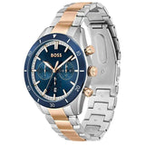 Hugo Boss Santiago Blue Dial Two Tone Steel Strap Watch for Men - 1513937 Buy Now By Hugo Boss