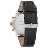 Tommy Hilfiger Henry Chronograph Black Dial Black Leather Strap Watch For Men - 1710474 Buy Now By Tommy Hilfiger
