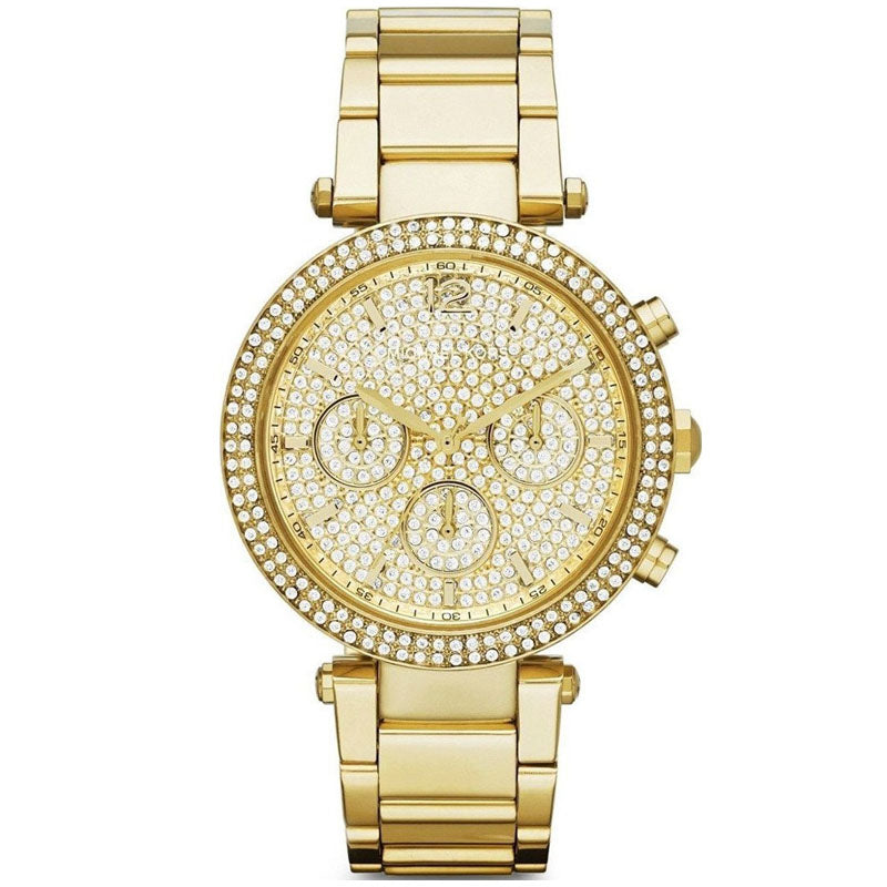 Michael Kors Parker Gold Dial Gold Steel Strap Watch for Women - MK5856 Buy Now By Michael Kors
