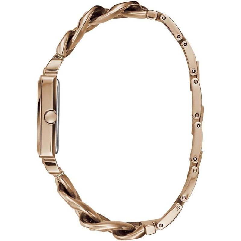 Guess Vanity Rose Gold Dial Rose Gold Steel Strap Watch for Women - W1029L3 Buy Now By Guess