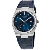 Tissot PRX Blue Dial Blue Leather Strap Watch for Men - T137.410.16.041.00 Buy Now By Tissot