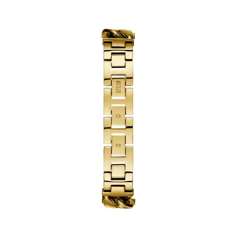 Guess Vanity Gold Dial Gold Steel Strap Watch for Women - W1029L2 Buy Now By Guess