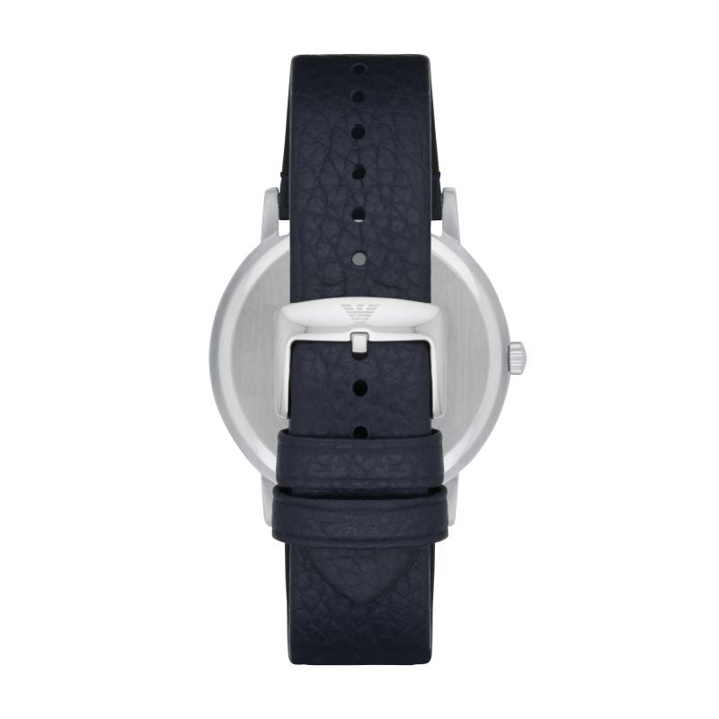 Emporio Armani Kappa Quartz Blue Dial Blue Leather Strap Watch For Women - AR11012 Buy Now By Emporio Armani
