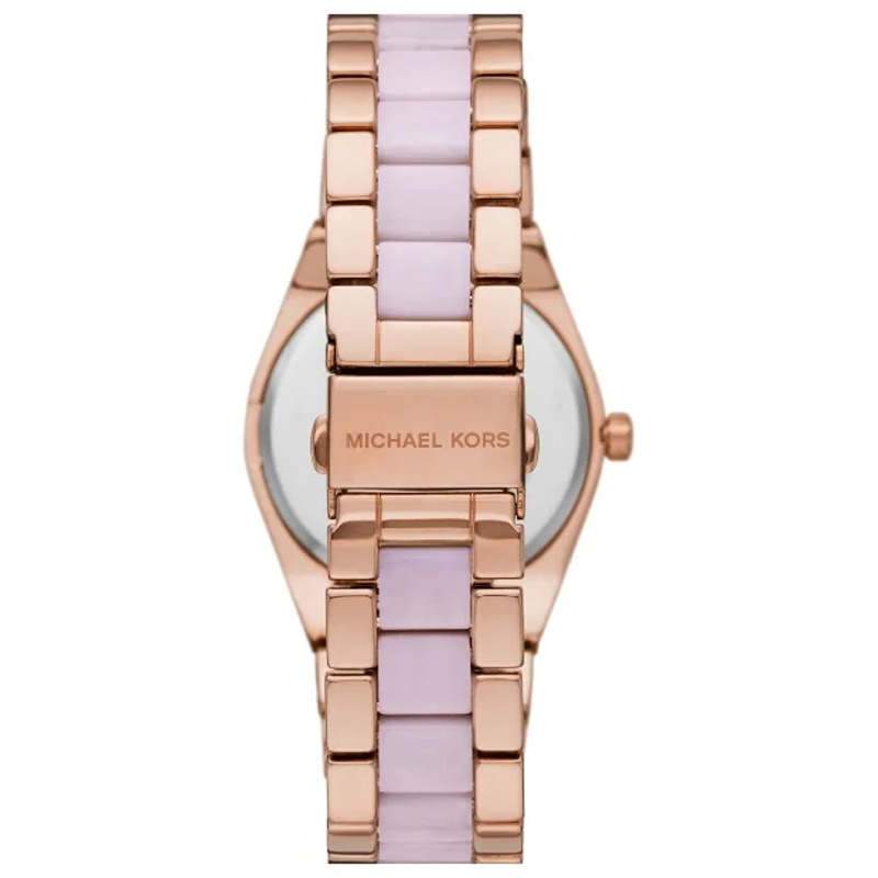 Michael Kors Channing Quartz Mother of Pearl Pink Dial Two Tone Steel Strap Watch For Women - MK6652 Buy Now By Michael Kors