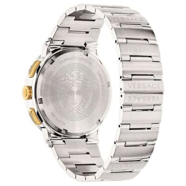Versace Greca Quartz Blue Dial Silver Steel Strap Watch For Men - VEZ900221 Buy Now By Versace