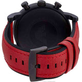 Emporio Armani Luigi Chronograph Black Dial Red Leather Strap Watch For Men - AR1971 Buy Now By Emporio Armani