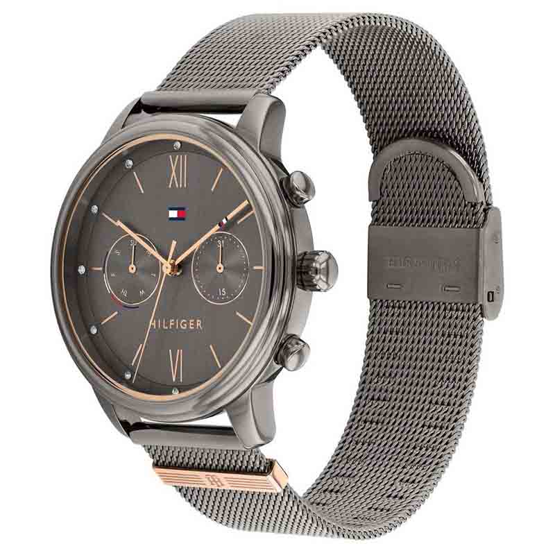 Tommy Hilfiger Blake Quartz Grey Dial Silver Mesh Bracelet Watch for Men - 1782304 Buy Now By Tommy Hilfiger
