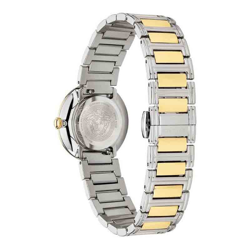 Versace Virtus Quartz Green Dial Two Tone Steel Strap Watch For Women - VET300821 Buy Now By Versace