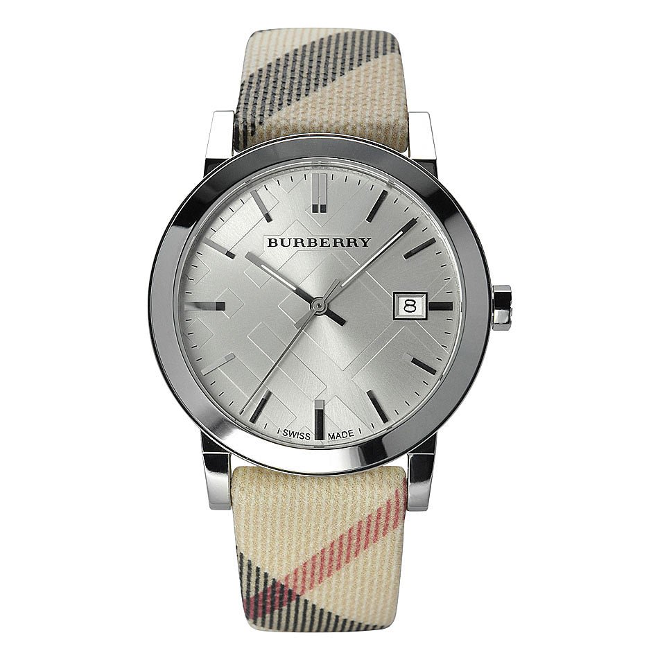 Burberry The City White Dial Brown Leather Strap Watch for Women - BU9113 Buy Now By Burberry