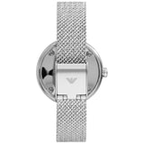 Emporio Armani Rosa Diamonds Mother of Pearl Blue Dial Silver Mesh Bracelet Watch For Women - AR11380 Buy Now By Emporio Armani