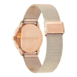 Calvin Klein Minimal Black Dial Rose Gold Mesh Bracelet Watch for Men - K3M22621 Buy Now By Calvin Klein