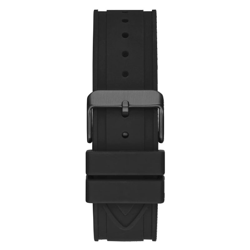 Guess Momentum Black Dial Black Rubber Strap Watch for Men - GW0263G4 Buy Now By Guess