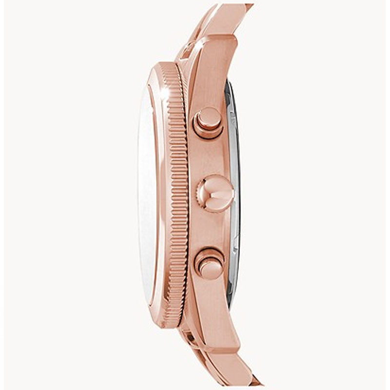 Fossil Boyfriend Multifunction Rose Gold Dial Rose Gold Steel Strap Watch for Women - ES3885 Buy Now By Fossil