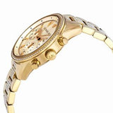 Michael Kors Ritz Chronograph Gold Dial Gold Steel Strap Watch For Women - MK6484 Buy Now By Michael Kors