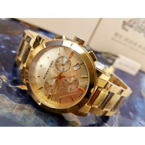 Burberry The City Gold Dial Gold Steel Strap Watch for Women - BU9753 Buy Now By Burberry